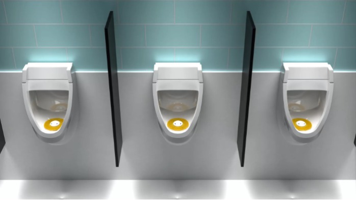 Passive Duftspender & Duftmatten für wasserlose Urinale