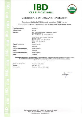 IBD organic certification