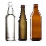 Vysoce kvalitní skleněné lahve různých objemů